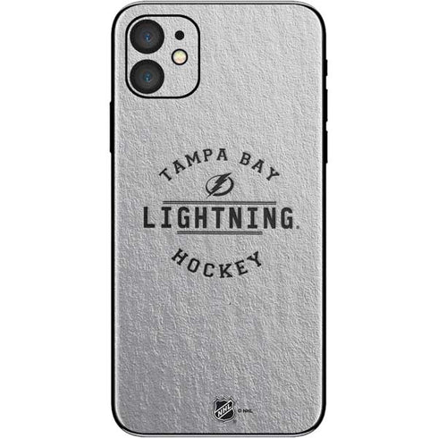 NHL Tampa Bay Lightning Black Text iPhone 11 Skin