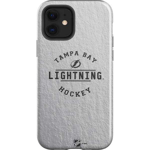 NHL Tampa Bay Lightning Black Text iPhone 12 Impact Case