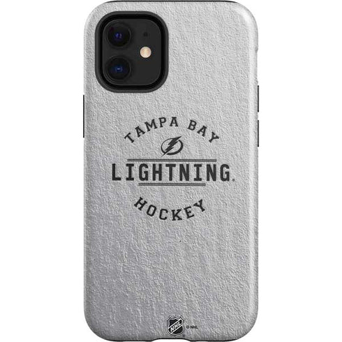 NHL Tampa Bay Lightning Black Text iPhone 12 Mini Impact Case