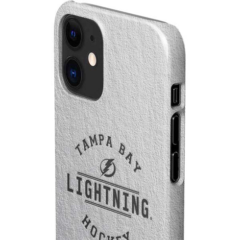 NHL Tampa Bay Lightning Black Text iPhone 12 Mini Lite Case