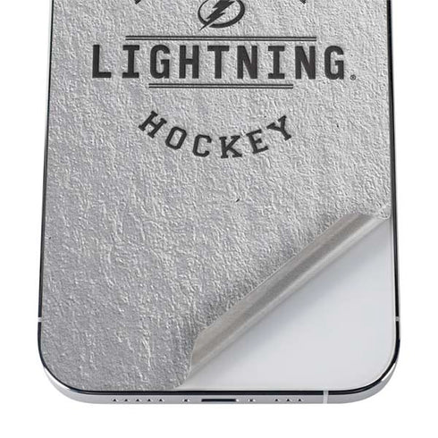 NHL Tampa Bay Lightning Black Text iPhone 12 Pro Skin