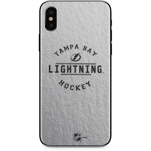NHL Tampa Bay Lightning Black Text iPhone XS Max Skin