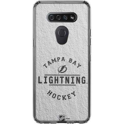 NHL Tampa Bay Lightning Black Text LG K51/Q51 Clear Case