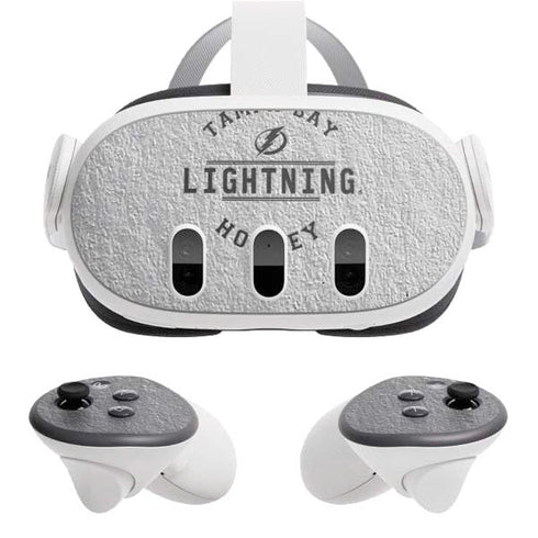 NHL Tampa Bay Lightning Black Text Meta Quest 3 Skin