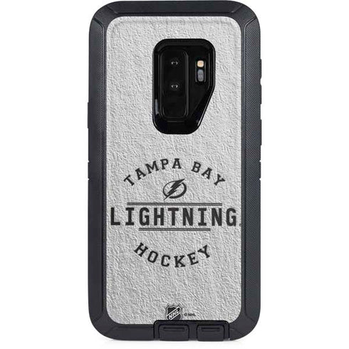 NHL Tampa Bay Lightning Black Text Otterbox Defender Galaxy Skin