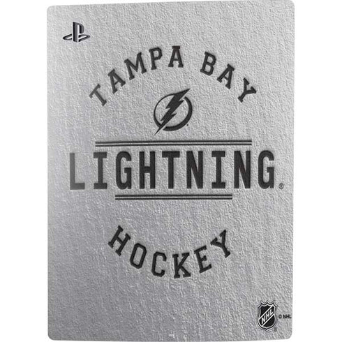 NHL Tampa Bay Lightning Black Text PS5 Bundle Skin