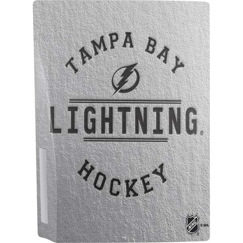 NHL Tampa Bay Lightning Black Text PS5 Console Skin