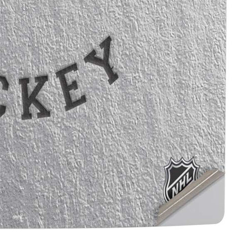 NHL Tampa Bay Lightning Black Text PS5 Slim Digital Edition Console Skin