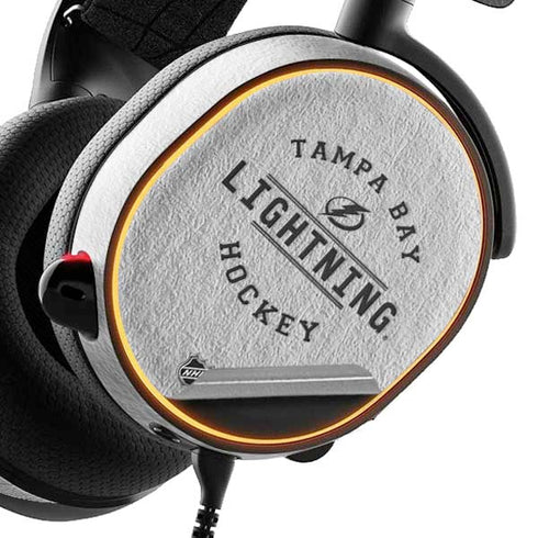 NHL Tampa Bay Lightning Black Text SteelSeries Arctis 3 Skin