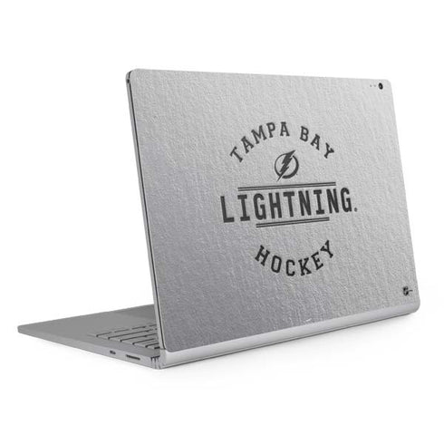 NHL Tampa Bay Lightning Black Text Surface Book 2 15in Skin