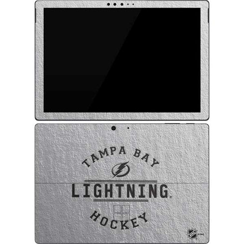 NHL Tampa Bay Lightning Black Text Surface Pro 7 Skin