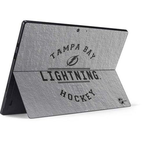 NHL Tampa Bay Lightning Black Text Surface Pro 7 Skin