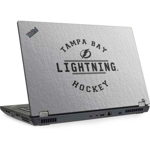 NHL Tampa Bay Lightning Black Text Lenovo ThinkPad Skin