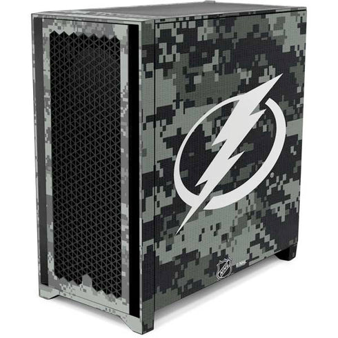 NHL Tampa Bay Lightning Camo Corsair 4000D Tempered Glass Mid-Tower ATX Case Skin