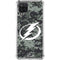 NHL Tampa Bay Lightning Camo Galaxy A12 Clear Case