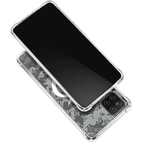 NHL Tampa Bay Lightning Camo Galaxy A12 Clear Case