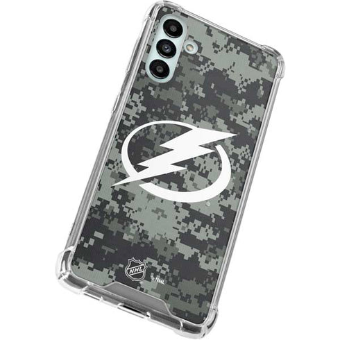 NHL Tampa Bay Lightning Camo Galaxy A13 5G Clear Case