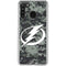 NHL Tampa Bay Lightning Camo Galaxy A21 Clear Case