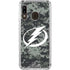 NHL Tampa Bay Lightning Camo Galaxy A30 Clear Case