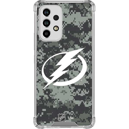 NHL Tampa Bay Lightning Camo Galaxy A33 5G Clear Case