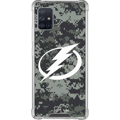 NHL Tampa Bay Lightning Camo Galaxy A51 5G Clear Case
