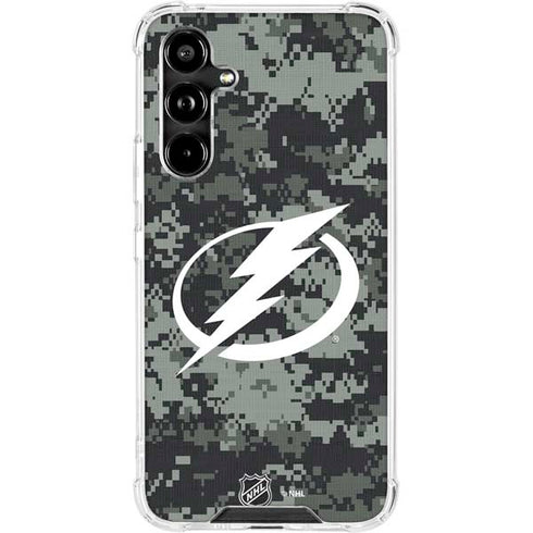 NHL Tampa Bay Lightning Camo Galaxy A54 5G Clear Case