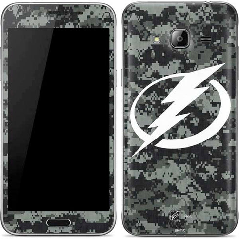 NHL Tampa Bay Lightning Camo Galaxy J3 Skin
