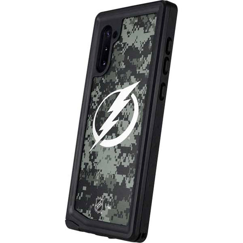 NHL Tampa Bay Lightning Camo Galaxy Note 10 Waterproof Case