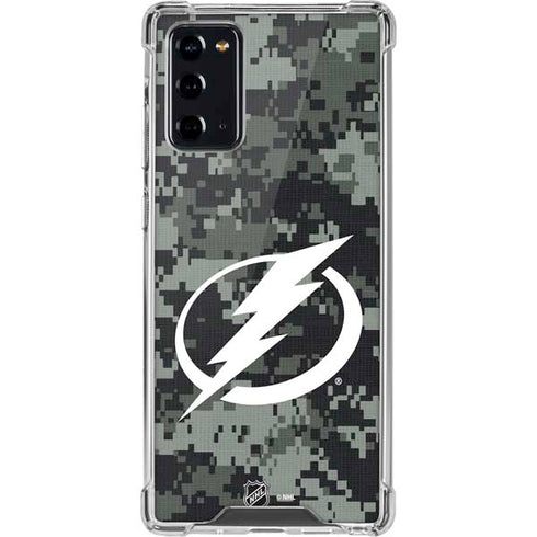 NHL Tampa Bay Lightning Camo Galaxy Note20 5G Clear Case