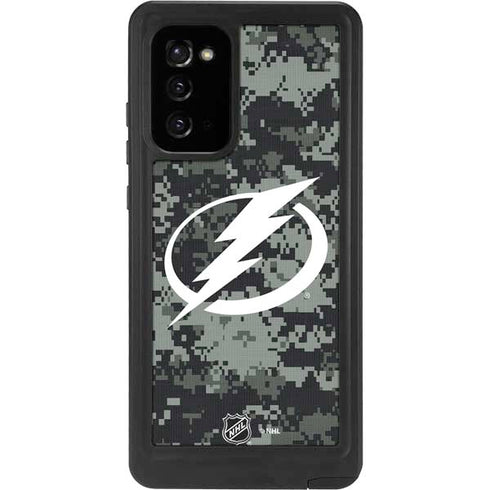 NHL Tampa Bay Lightning Camo Galaxy Note20 5G Waterproof Case