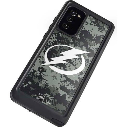 NHL Tampa Bay Lightning Camo Galaxy Note20 5G Waterproof Case