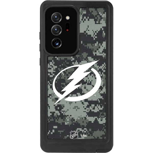 NHL Tampa Bay Lightning Camo Galaxy Note20 Ultra 5G Waterproof Case