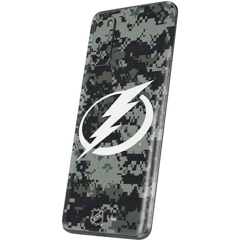 NHL Tampa Bay Lightning Camo Galaxy S20 Skin