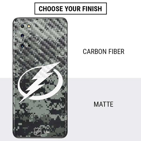 NHL Tampa Bay Lightning Camo Galaxy S20 Skin