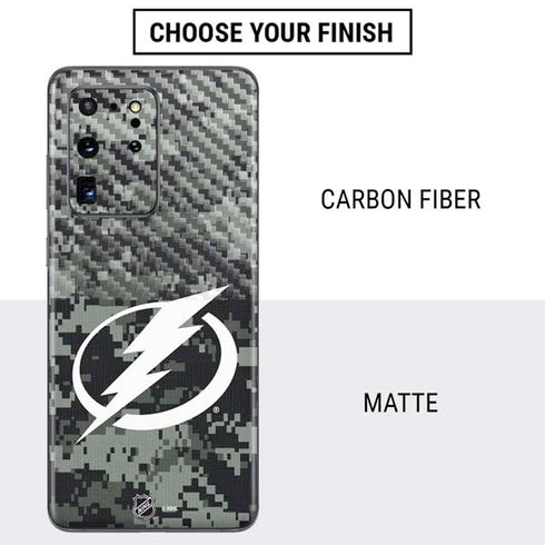 NHL Tampa Bay Lightning Camo Galaxy S20 Ultra 5G Skin