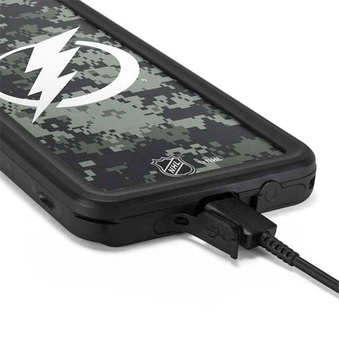 NHL Tampa Bay Lightning Camo Galaxy S20 Waterproof Case