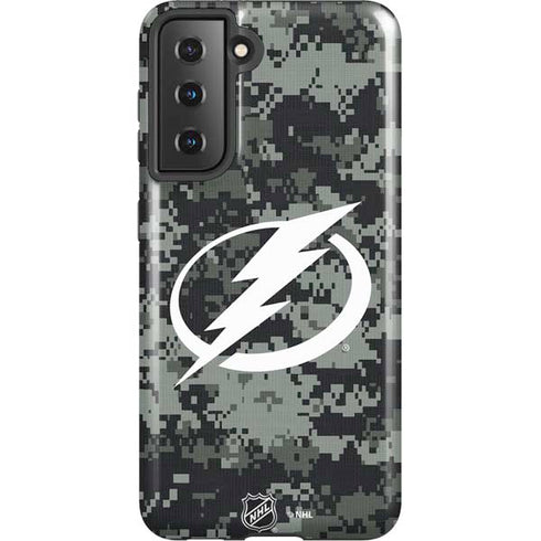 NHL Tampa Bay Lightning Camo Galaxy S21 5G Pro Case
