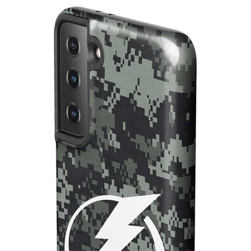 NHL Tampa Bay Lightning Camo Galaxy S21 FE Pro Case