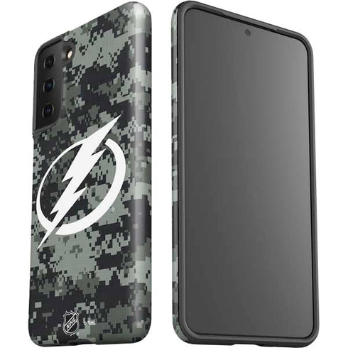 NHL Tampa Bay Lightning Camo Galaxy S21 FE Pro Case