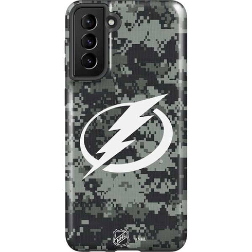 NHL Tampa Bay Lightning Camo Galaxy S21 Plus 5G Pro Case