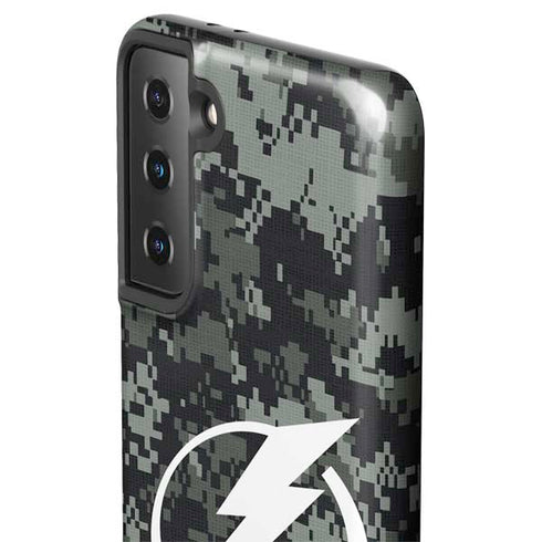 NHL Tampa Bay Lightning Camo Galaxy S21 Plus 5G Pro Case