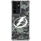 NHL Tampa Bay Lightning Camo Galaxy S21 Ultra 5G Clear Case