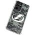 NHL Tampa Bay Lightning Camo Galaxy S21 Ultra 5G Clear Case