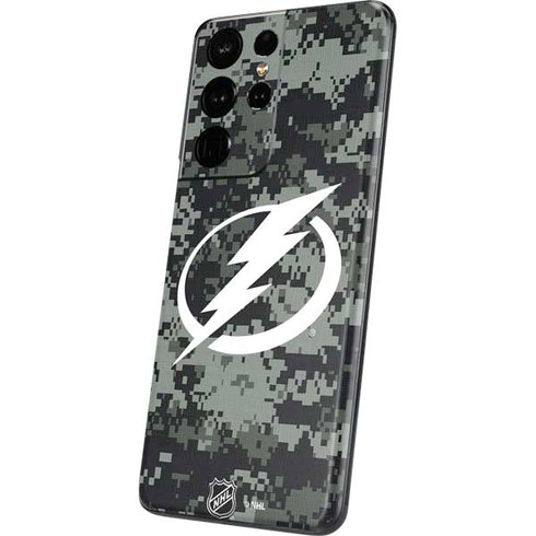 NHL Tampa Bay Lightning Camo Galaxy S21 Ultra 5G Skin