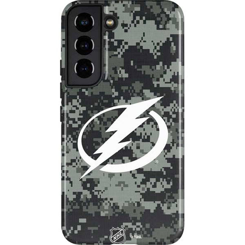 NHL Tampa Bay Lightning Camo Galaxy S22 Pro Case
