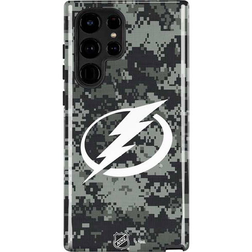 NHL Tampa Bay Lightning Camo Galaxy S22 Ultra Pro Case