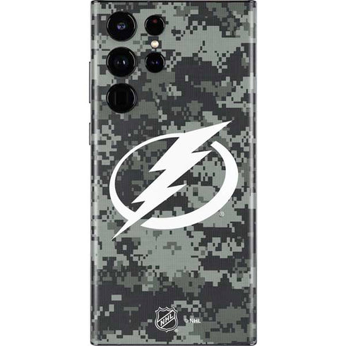 NHL Tampa Bay Lightning Camo Galaxy S22 Ultra Skin