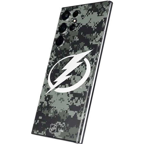 NHL Tampa Bay Lightning Camo Galaxy S22 Ultra Skin