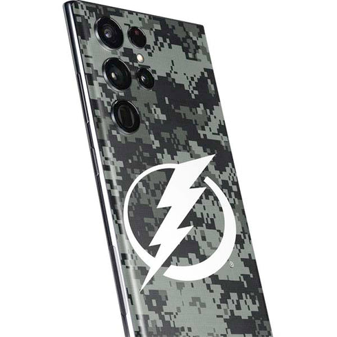 NHL Tampa Bay Lightning Camo Galaxy S22 Ultra Skin