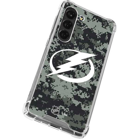 NHL Tampa Bay Lightning Camo Galaxy S23 Clear Case